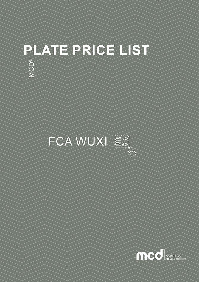 plate price list mcd group